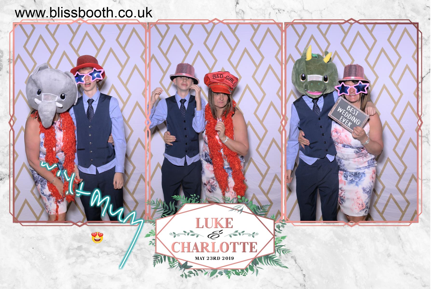 Luke and Charlotte | View more photos from the event at gallery.blissbooth.co.uk/u/BlissBooth/Luke-and-Charlotte